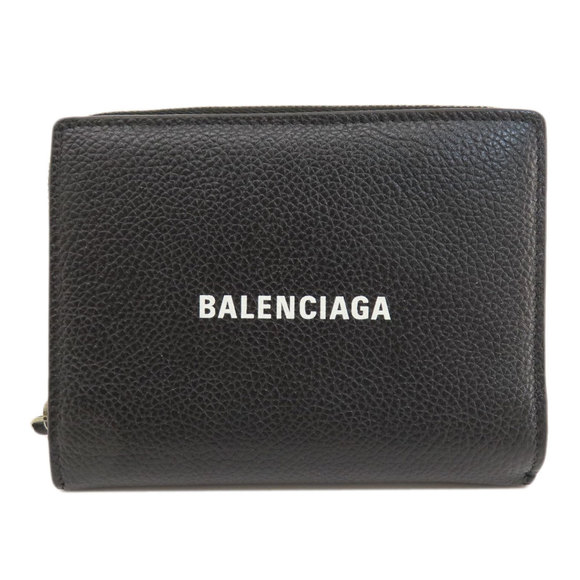 Balenciaga Handbags - BALENCIAGA Black Leather Wallet